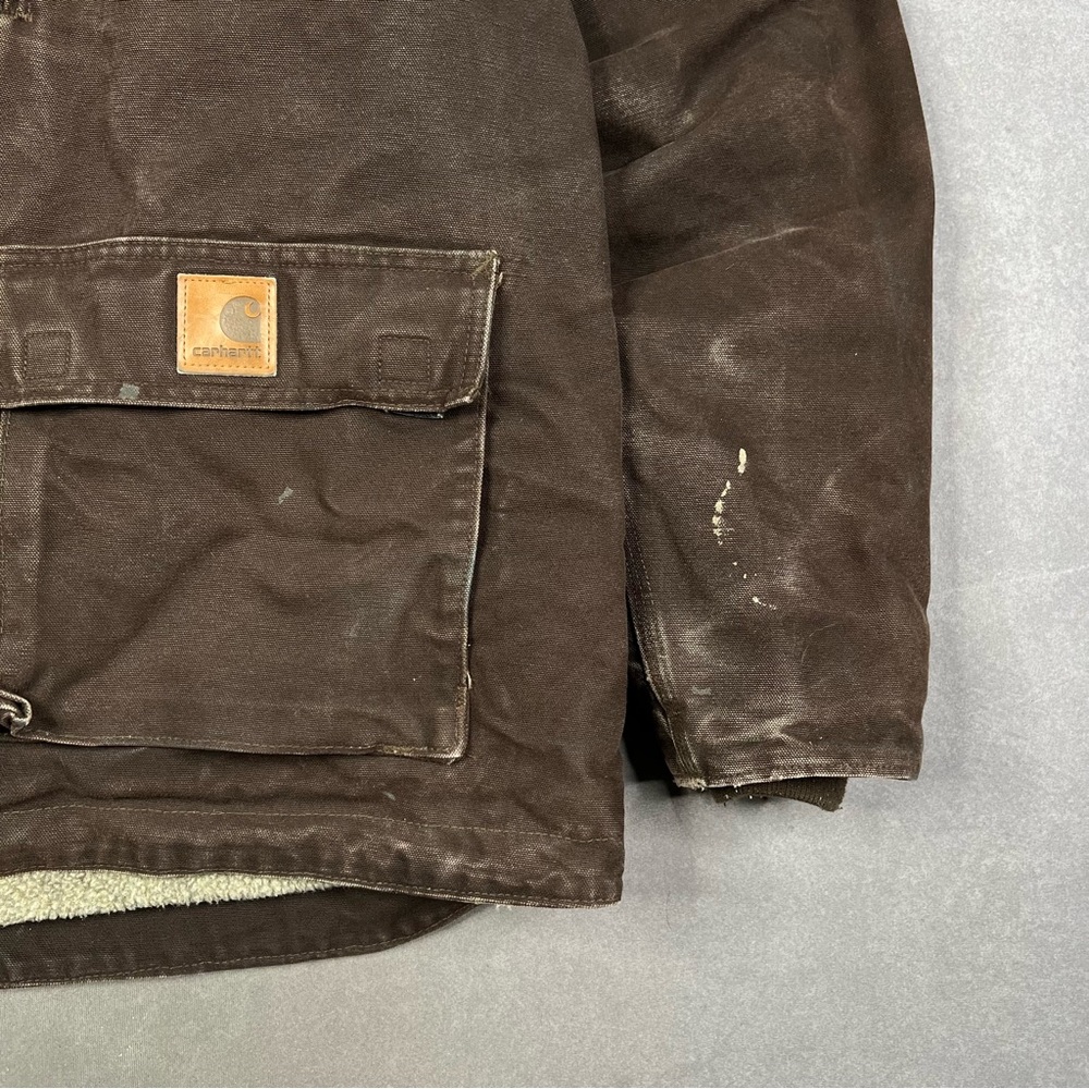 Carhartt Jacket Brown Work Wear - Picture 5 of 5